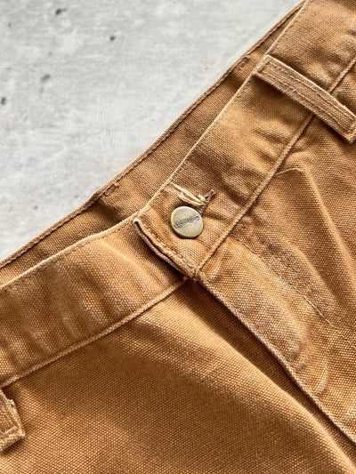 90's Carhartt baggy duck canvas work shorts (W36)