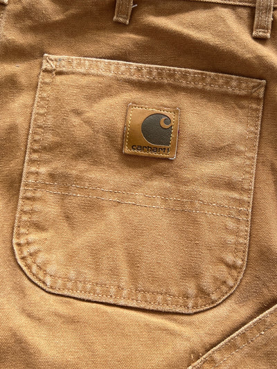 90's Carhartt baggy duck canvas work shorts (W36)