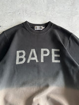 BAPE Spell Out Gradient Crewneck Sweatshirt (S)
