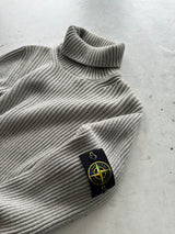 AW/11 Stone Island Chunky Wool Knit Turtle Neck Jumper (S)