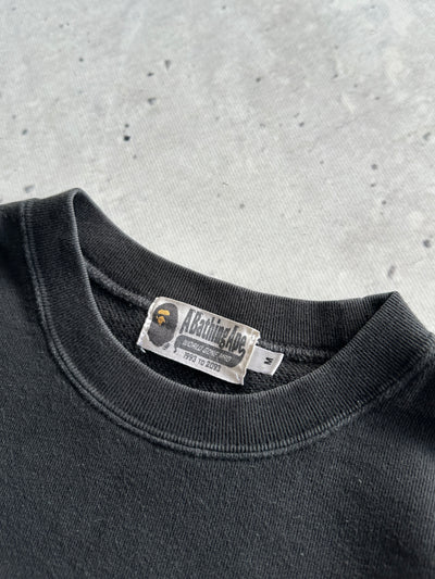 BAPE Spell Out Gradient Crewneck Sweatshirt (S)