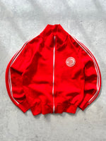 90's Vintage Turkey knit zip up Track Jacket (S)