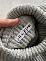 AW/11 Stone Island Chunky Wool Knit Turtle Neck Jumper (S)