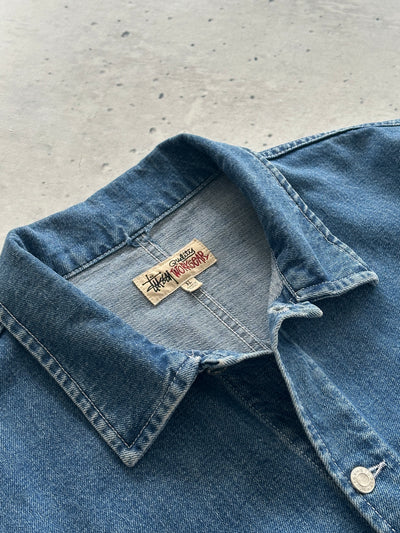 Stussy Denim Chore Jacket / Overshirt (XL)