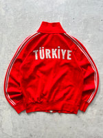 90's Vintage Turkey knit zip up Track Jacket (S)
