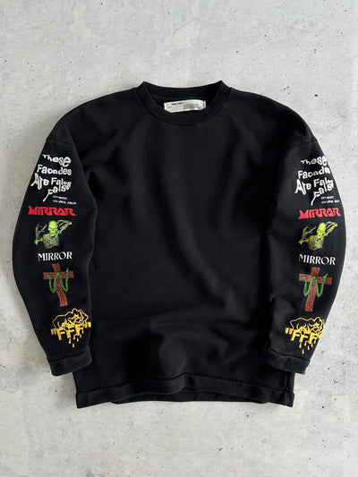 Off White Rock Mirror Crewneck Sweatshirt (M)