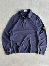 Stone Island lightweight Long Sleeve Polo Shirt (M)
