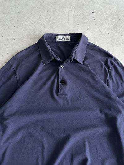 Stone Island lightweight Long Sleeve Polo Shirt (M)