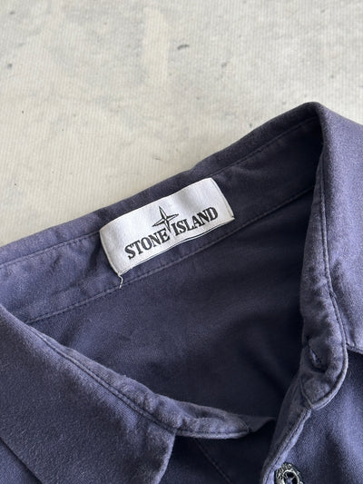 Stone Island lightweight Long Sleeve Polo Shirt (M)