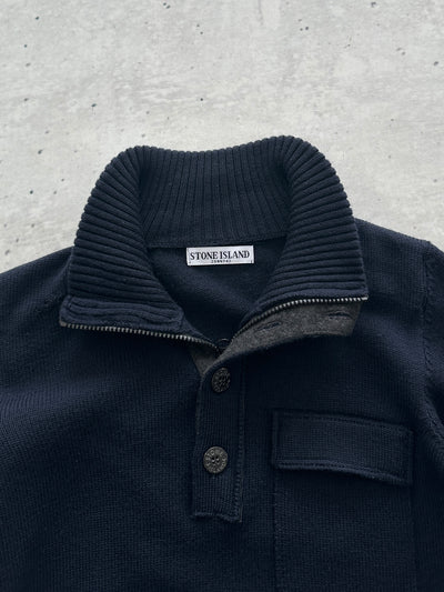 AW/11 Stone Island Wool Knit Pullover Jumper (S)