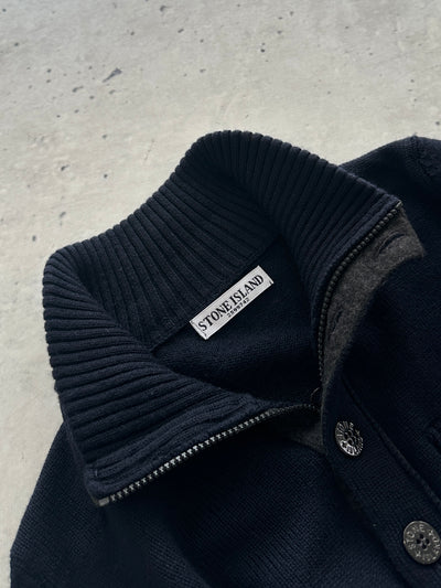 AW/11 Stone Island Wool Knit Pullover Jumper (S)