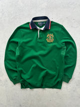 Ralph Lauren Embroidered Logo Heavyweight Rugby Shirt (M)