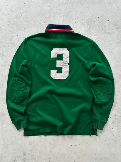 Ralph Lauren Embroidered Logo Heavyweight Rugby Shirt (M)