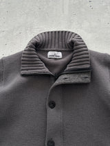 AW/14 Stone Island Chunky Wool Knit Zip Up Jumper (XS/S)