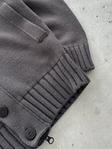 AW/14 Stone Island Chunky Wool Knit Zip Up Jumper (XS/S)