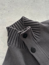 AW/14 Stone Island Chunky Wool Knit Zip Up Jumper (XS/S)