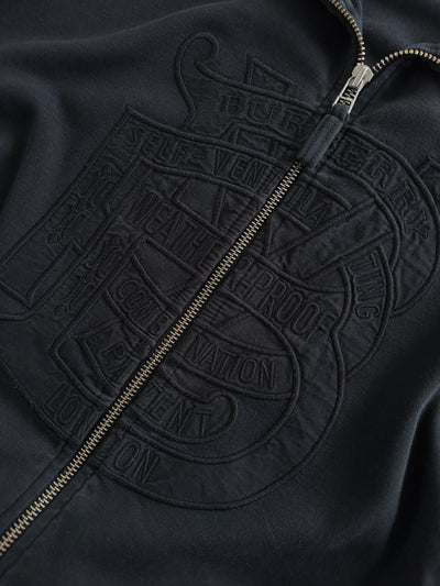 Burberry Appliqué Heavyweight Zip Up Sweatshirt (XL)