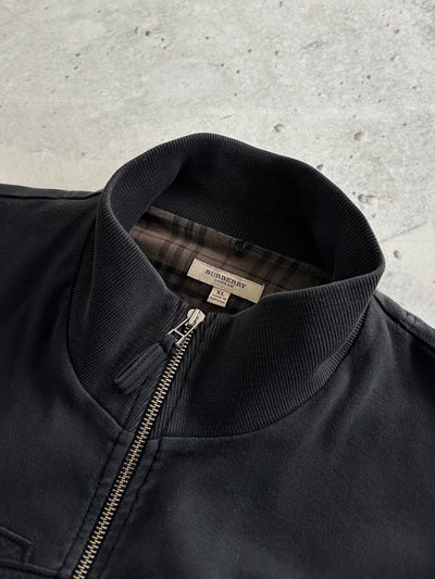Burberry Appliqué Heavyweight Zip Up Sweatshirt (XL)
