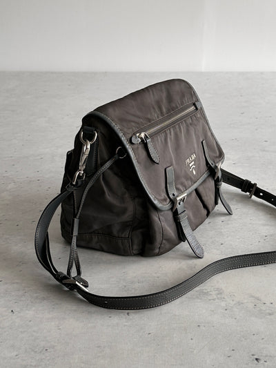 00's Prada Tessuto Satchel / Crossbody Bag (One Size)
