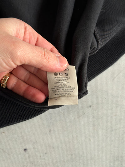 Burberry Appliqué Heavyweight Zip Up Sweatshirt (XL)