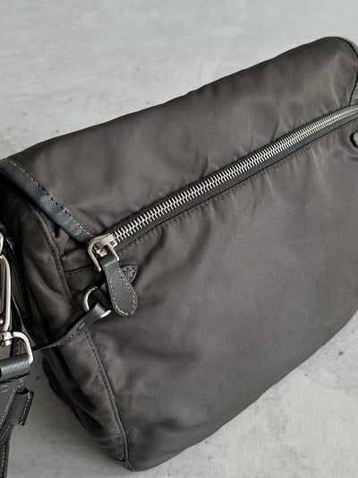 00's Prada Tessuto Satchel / Crossbody Bag (One Size)