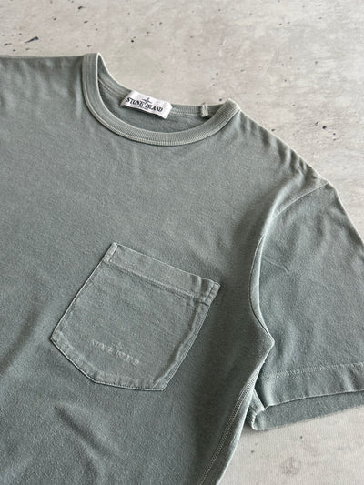 SS/12 Stone Island Garment Dyed Pocket T Shirt (M)