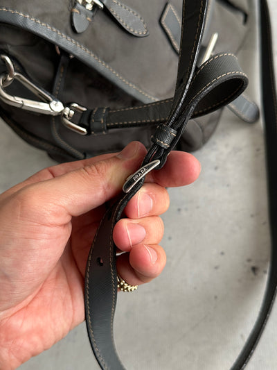 00's Prada Tessuto Satchel / Crossbody Bag (One Size)
