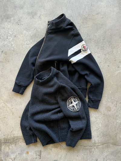 AW/20 Stone Island Wool Embroidered Compass Logo Jumper (S)