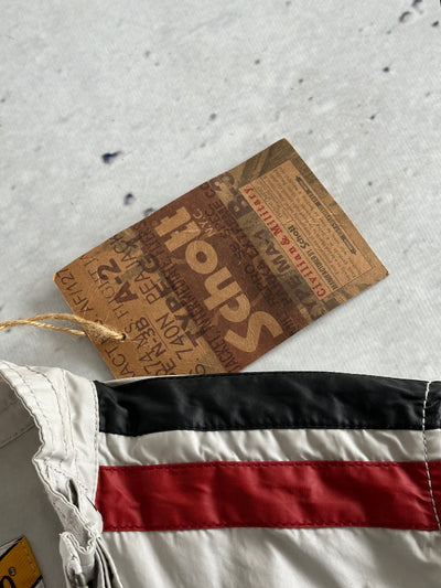 Brand New Schott NYC Perfecto Zip Up Racing Jacket (M)