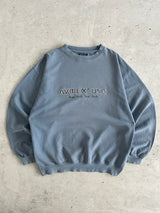 Vintage Avirex Embroidered Spell Out Heavyweight Crewneck Sweatshirt (XL)