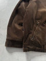 Vintage Ralph Lauren chunky Corduroy Zip Up Harrington Jacket (XXL)