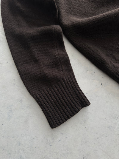 AW/11 Stone Island Wool Knit V Neck Jumper (XL)