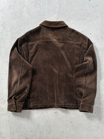 Vintage Ralph Lauren chunky Corduroy Zip Up Harrington Jacket (XXL)