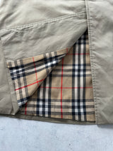 Vintage Burberry Nova Check Mac / Trench Coat (L)