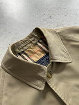 Vintage Burberry Nova Check Mac / Trench Coat (L)