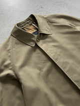 Vintage Burberry Nova Check Mac / Trench Coat (L)