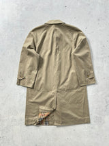 Vintage Burberry Nova Check Mac / Trench Coat (L)