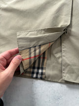 Vintage Burberry Nova Check Mac / Trench Coat (L)