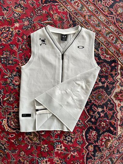 00's Oakley Knit zip Up Vest (S)