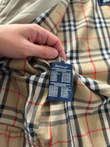 Vintage Burberry Nova Check Mac / Trench Coat (L)