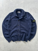 AW/13 Stone Island Chunky Wool Knit Zip Up Jumper (L)
