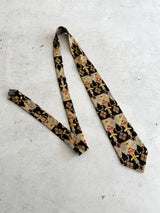 V2 by Versace Patterned Silk Tie (One Size)