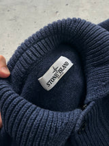 AW/13 Stone Island Chunky Wool Knit Zip Up Jumper (L)
