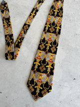 V2 by Versace Patterned Silk Tie (One Size)
