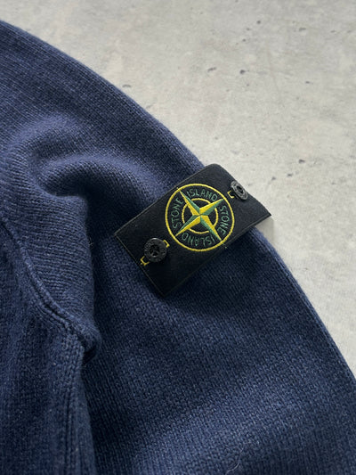 AW/13 Stone Island Chunky Wool Knit Zip Up Jumper (L)