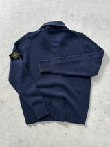 AW/13 Stone Island Chunky Wool Knit Zip Up Jumper (L)