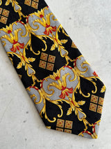 V2 by Versace Patterned Silk Tie (One Size)