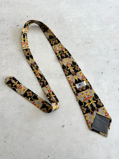 V2 by Versace Patterned Silk Tie (One Size)