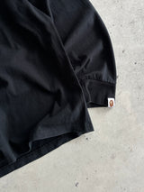 BAPE Camo Head heavyweight Long Sleeve T Shirt (S)