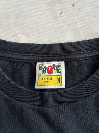 BAPE Camo Head heavyweight Long Sleeve T Shirt (S)